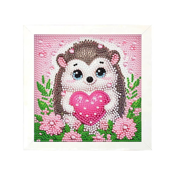 Kids Diamond Art Painting Kit for Animation Decoration, Easy DIY Craft Art with Eco-Friendly Material