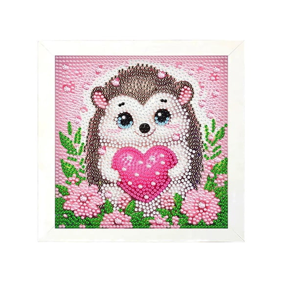 Kids Diamond Art Painting Kit for Animation Decoration, Easy DIY Craft Art with Eco-Friendly Material