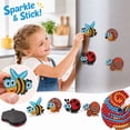 thumbnail image 1 of Kids Diamond Painting Fridge Magnets, Children DIY Diamond Art Kits with Soft Magnetic Backing, Assorted Themes, for Kids Crafts, 4 Pack (2.36 Inch), 1 of 6