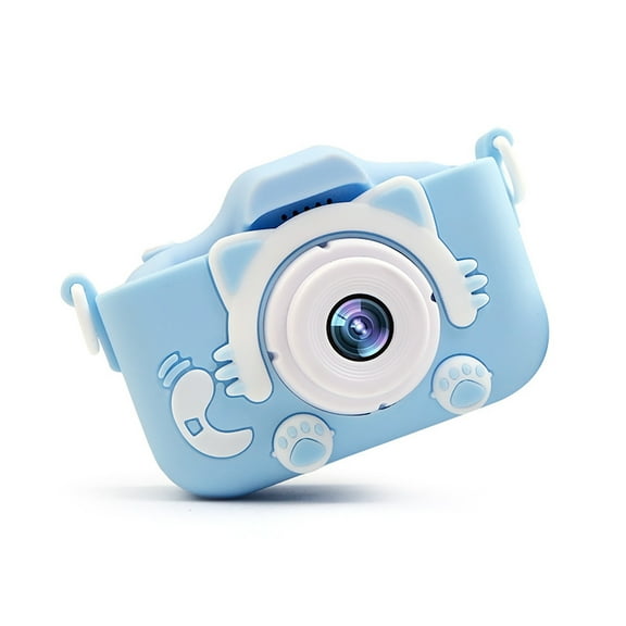 Kids Digital Camera, 2.0Inch Screen, Rechargeable, Front And Back Double Lens 2MP, Multiple Functions, Safe Material, Shockproof, for Kids 3-10 Year Old, Gifts