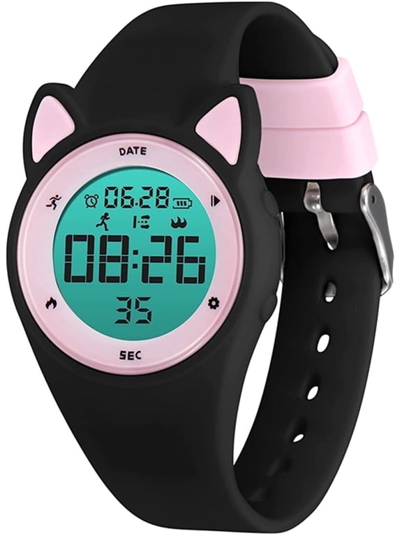 Kids Digital Sport Watch,Watch with Alarm Clock, Stopwatch,Pedometer,Waterproof Watches Christmas Gift