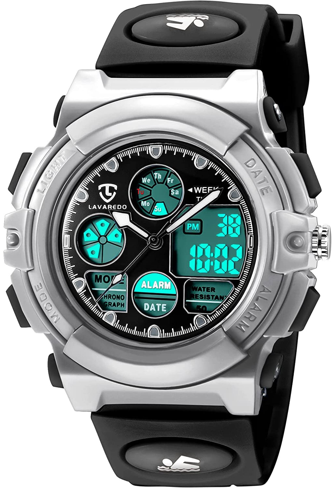 Digital Sport Watch, Waterproof Outdoor Watches Casual Electronic ...
