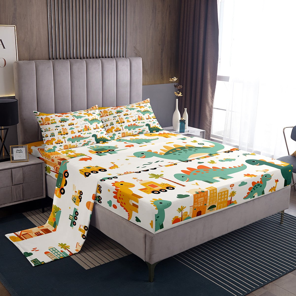Kids Dinosaur Bed Sheets