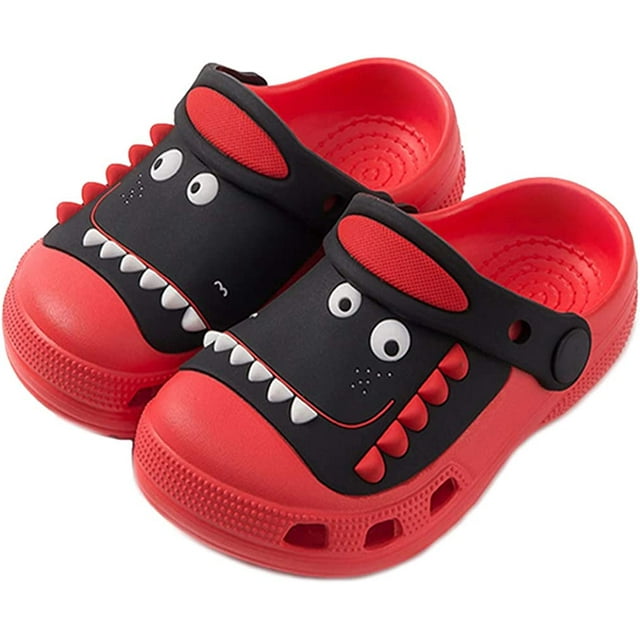 Kids Dinosaur Clogs Slippers Girls Boys Toddlers Little Cute Garden
