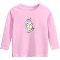 thumbnail image 1 of Kids Dinosaur Pullover T-Shirt Boy Girl Casual Round Neck Shirt Long Sleeve Pullover Athletic Shirts for 3-10 Years, 1 of 2