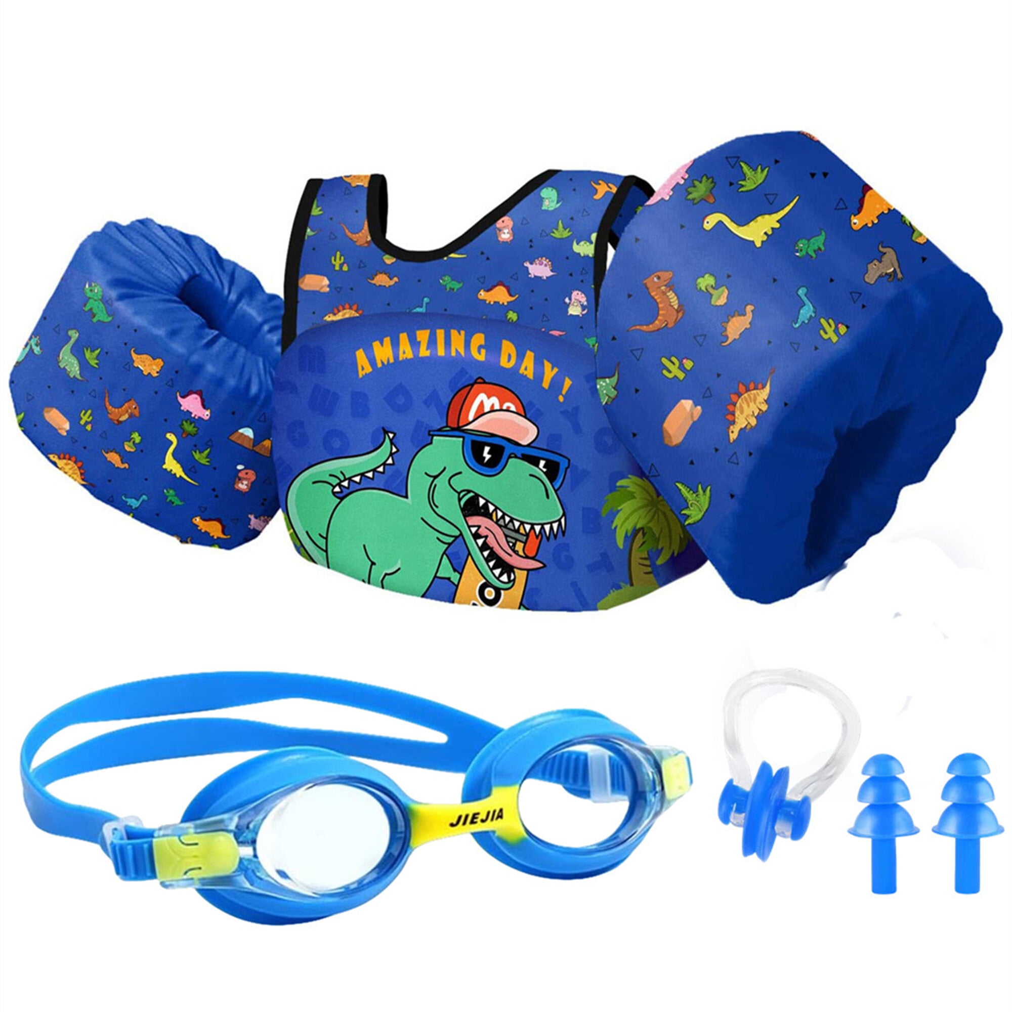 Kids Dinosaur Swim Vest for 2266 Pounds Boys and Girls Swim Life Jacket Pool Floaties for for