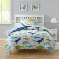 thumbnail image 1 of Kids Dinosaurs Bed in a Bag 5 Piece Comforter, Sham & Sheet Set Twin, 1 of 6
