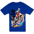 thumbnail image 1 of Kids Dirt Bike Graphic T-Shirt Size 18, 1 of 2