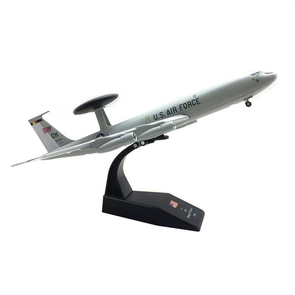 Kids Display Toy Model US E-3 Sentry AWACS Model 1:200 Scale Alloy Collectible for Display