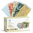 thumbnail image 1 of Kids Disposable Face Mask, 3-Ply with Ear Loop (50 Individually Wrapped) - Assorted Spring, 1 of 12