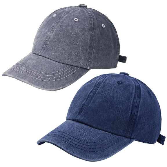 Kids Distresed-Washed Baseball Hat Infant Toddler Baby Boy Girl Hats Distresed for 3-8 Years