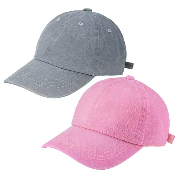 Kids Distresed-Washed Baseball Hat Infant Toddler Baby Boy Girl Hats Distresed for 3-8 Years