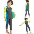 thumbnail image 1 of Kids Diving Suit Neoprene Wetsuit Long Sleeves UV Protection Swimwear S-2XL, 1 of 6