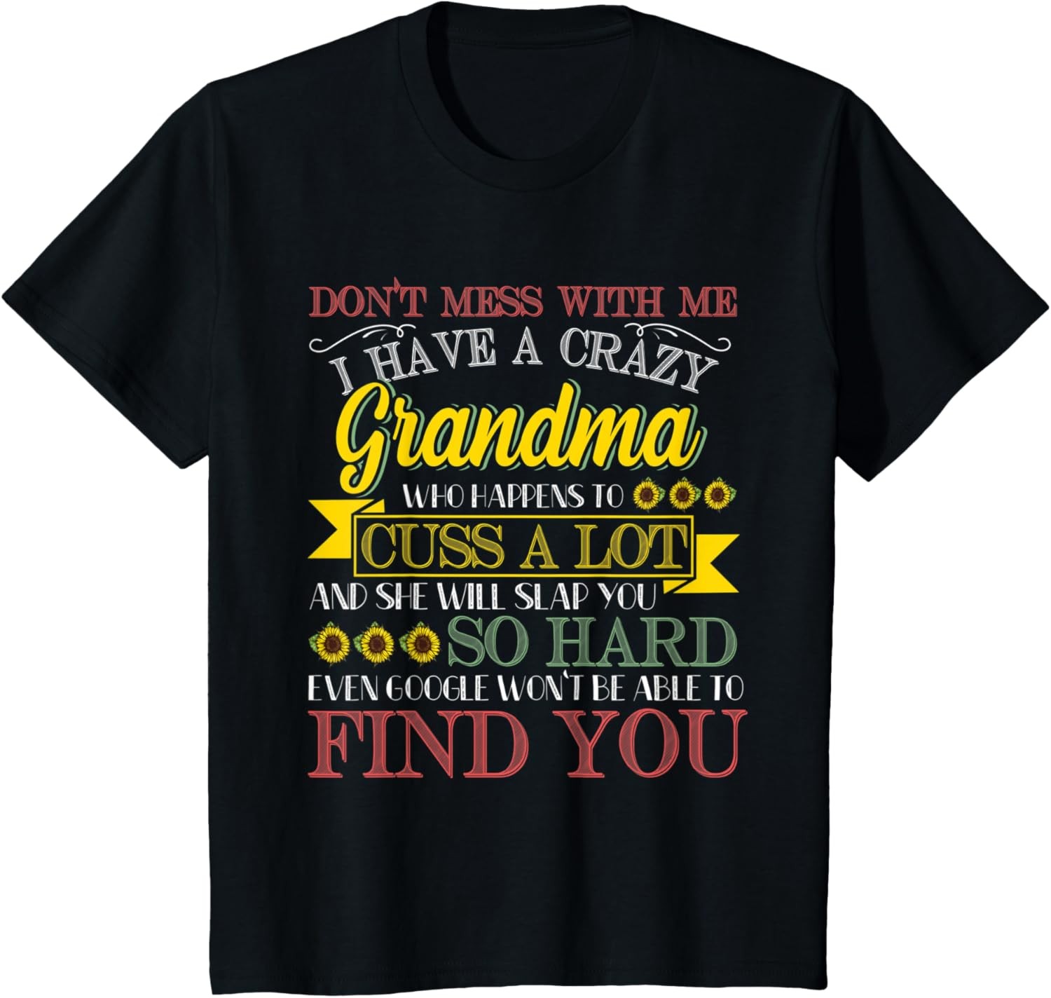 I LOVE MY CRAZY GRAMMA T-Shirt – Youth & Toddler Sizes, 6 Months To 18/20