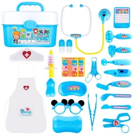  Loscola Doctor Kit for Kids, Toddler Doctor Kit with Toy Dog,  Real Stethoscope, Doctor Costume & Carrying Bag, Pretend Play Doctor  Playset Toys for Boys Girls Christmas Birthday Gifts Age 3