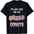 thumbnail image 1 of Kids Donut I'm Just Here For The Donuts Doughnut T-Shirt, 1 of 4