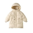 thumbnail image 1 of Kids Down Jackets & Coats Girl Boy Warm Hooded Midi Lenght Puffer Jacket Heavyweight Quilted Waterproof Winter Outerwear, 1 of 4