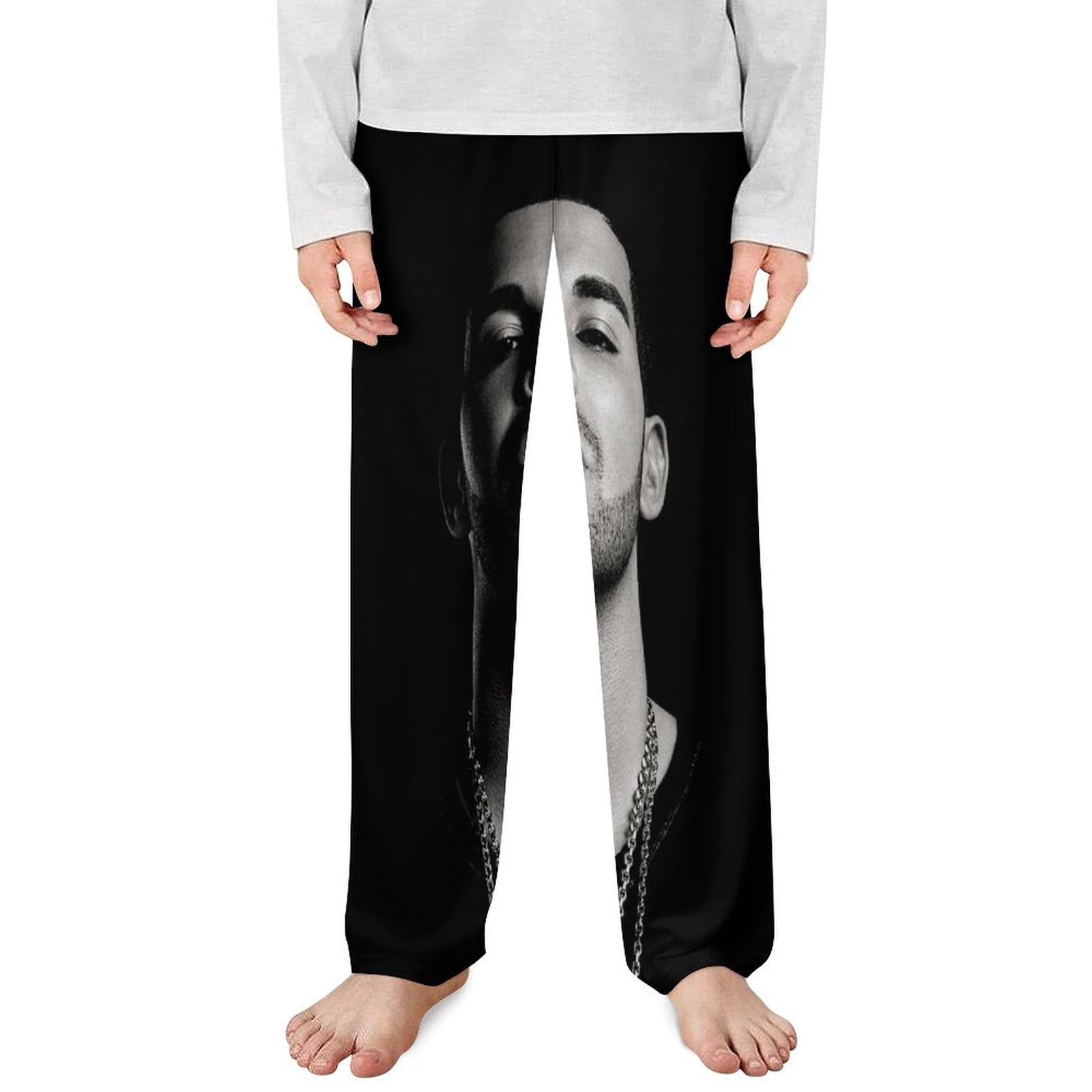 Kids Drake Singer Pajama Pants Long Sleep Pants Drawstring Lounge ...