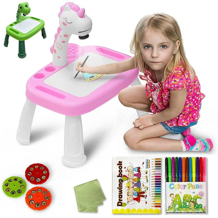 kids projector table drawing board, child