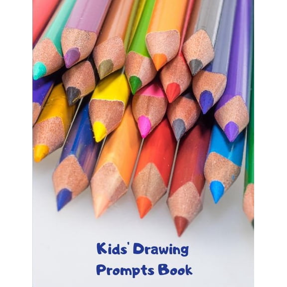 Kids' Drawing Prompts Book, (Paperback)