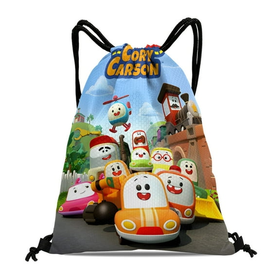 Drawstring Backpack for Go Go Cory Carson Sackpack Adults Women Men Party Favor Bags Sports for Gym Travel Swimming Hiking Camping Tote Bag 11.8 15.7 in