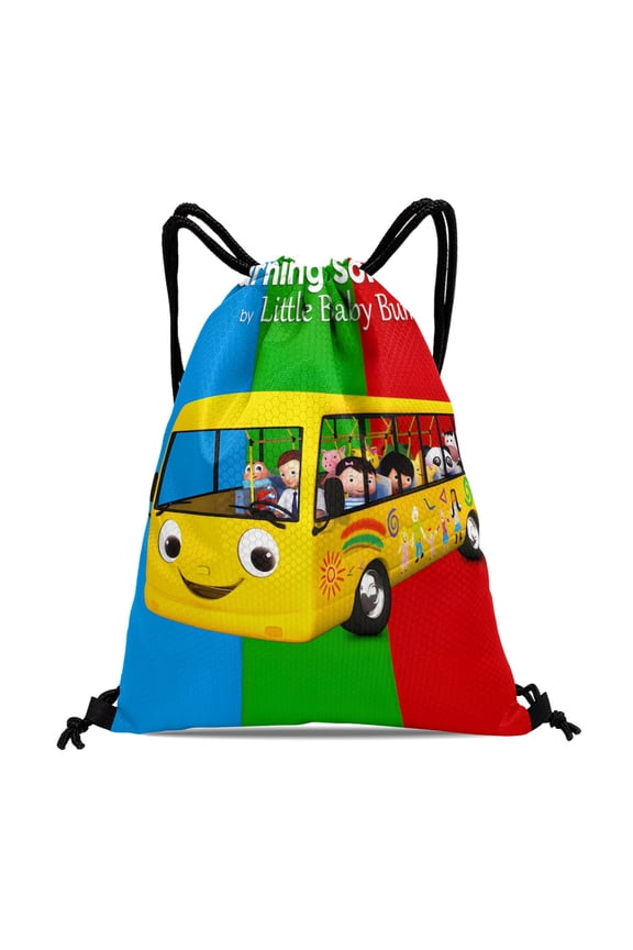 Drawstring Backpack for Little Baby Bum Sackpack Adults Women Men Party Favor Bags Sports for Gym Travel Swimming Hiking Camping Tote Bag 11.8 15.7 in