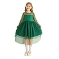 thumbnail image 1 of Tween Dresses Contrast Mesh Puff Long Sleeve High Waist A Line Dress Toddler Princess Dresses for Girl 7-8 Years, 1 of 9