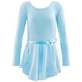 thumbnail image 1 of Kids Dress Girls Light Blue Long Sleeve Girls Fall Dresses Birthday Dress for Girls Dress Up Clothes for Girls 4T, 1 of 3