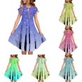 thumbnail image 1 of Kids Dress Ruffled Layered Fashion Beautiful Pretty for Summer and Casual Comfortable Dress Set, 1 of 5