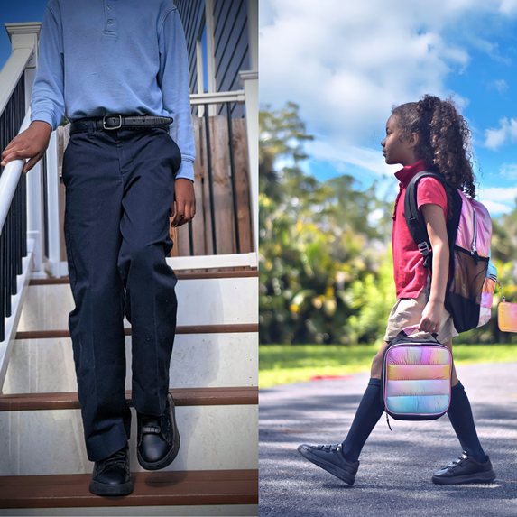 Boys Black School Shoes - Casual & Formal Dress Shoes for Toddler, Little Kid, and Big Kid Size 9 Toddler