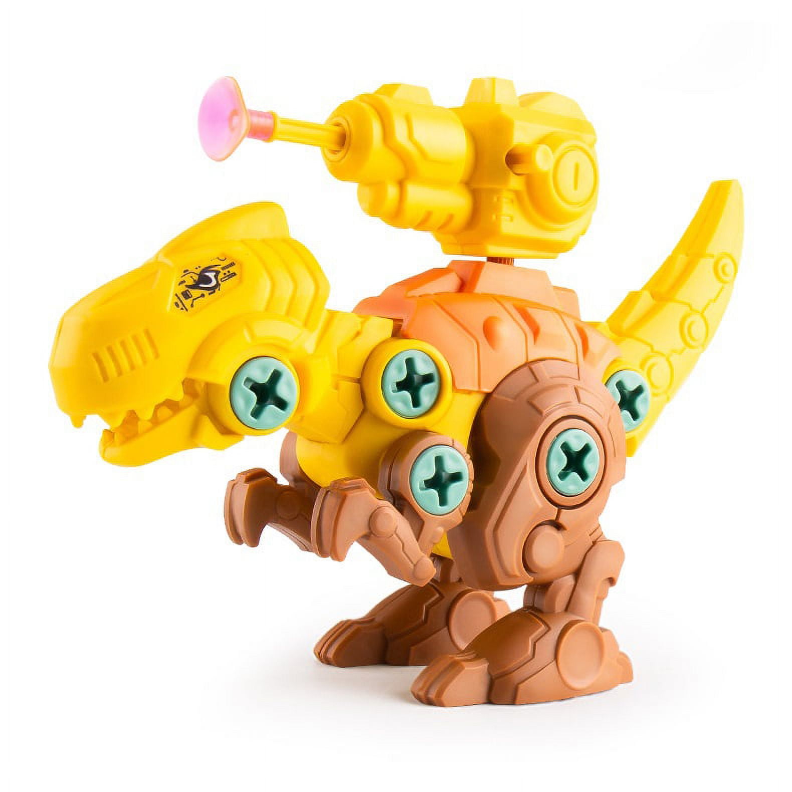 Kids Drilling Screw 3D Puzzle Toys Dinosaur Shooting DIY Drill Set