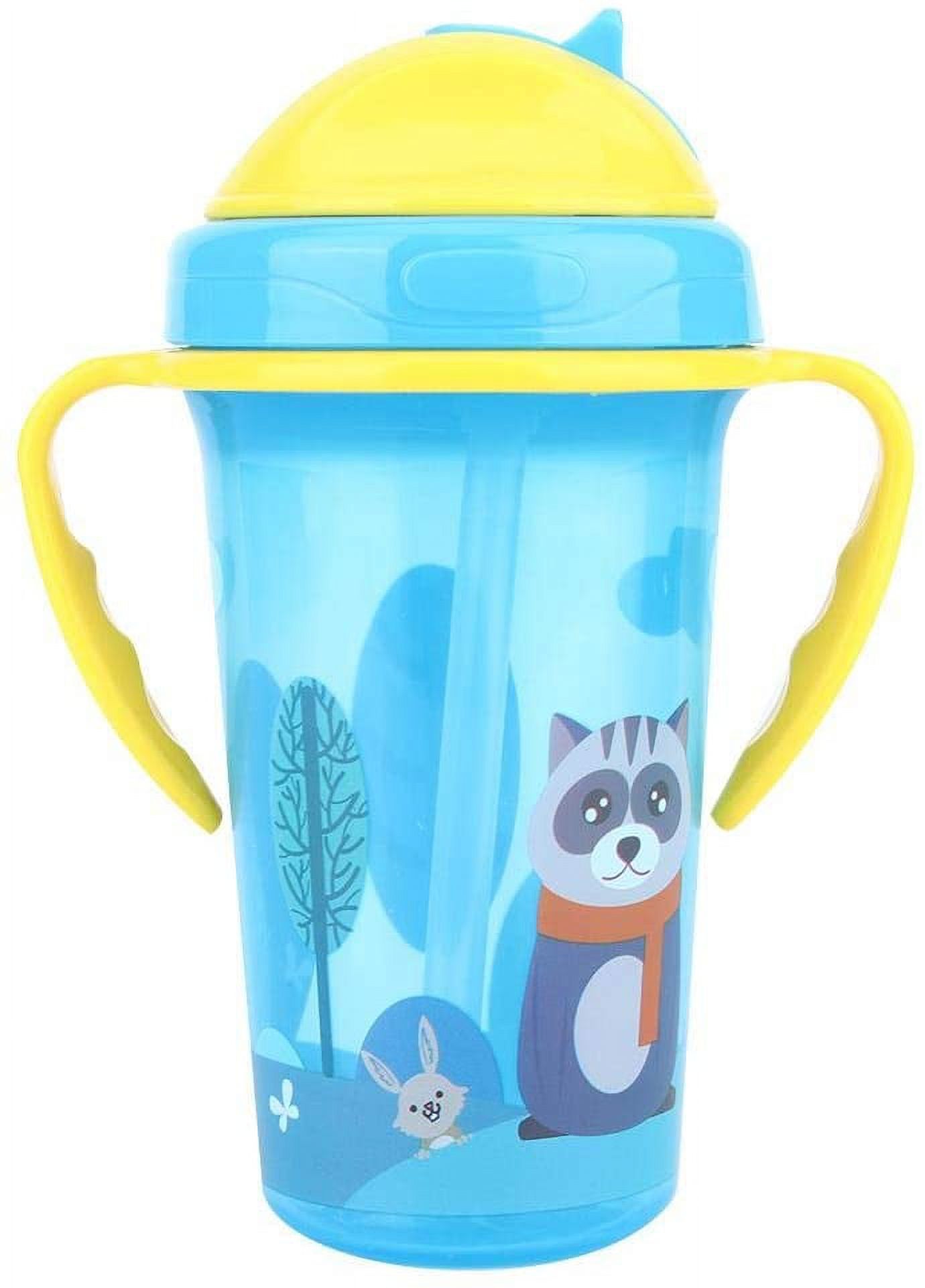 Kids Drinking Cup, 300ML Infant Straw Cup NonSlip Leakproof Water