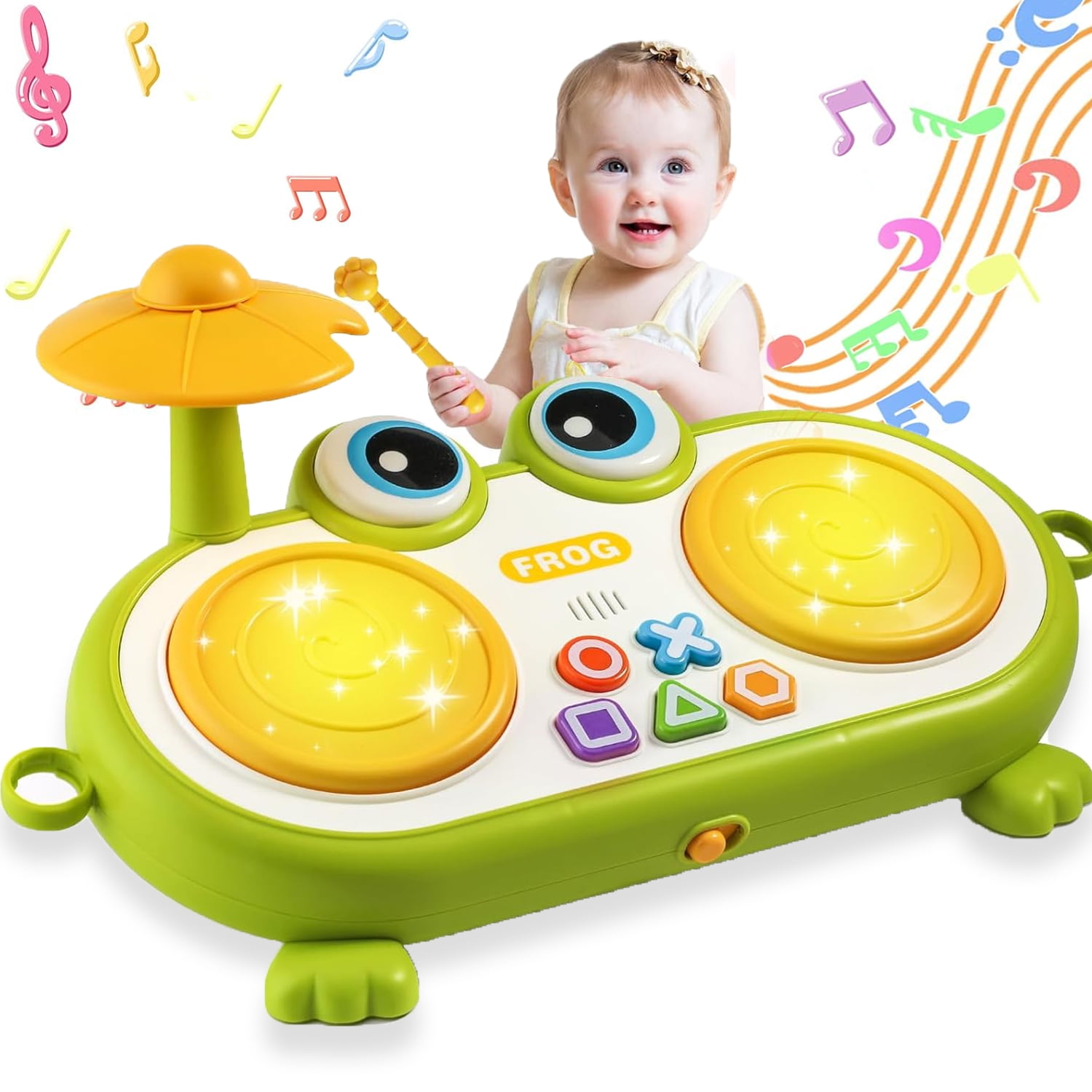 Kids Drum Musical Toys for Toddlers 13, Learning Toys for 1 2 3 Year