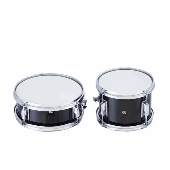 Kids Drum Set 3-Piece Beginner Drum Set for Kids with Adjustable Throne, Cymbal, Pedal, and Drumsticks - 14 Inch Starter Kit for Children Ages 6-13, Black