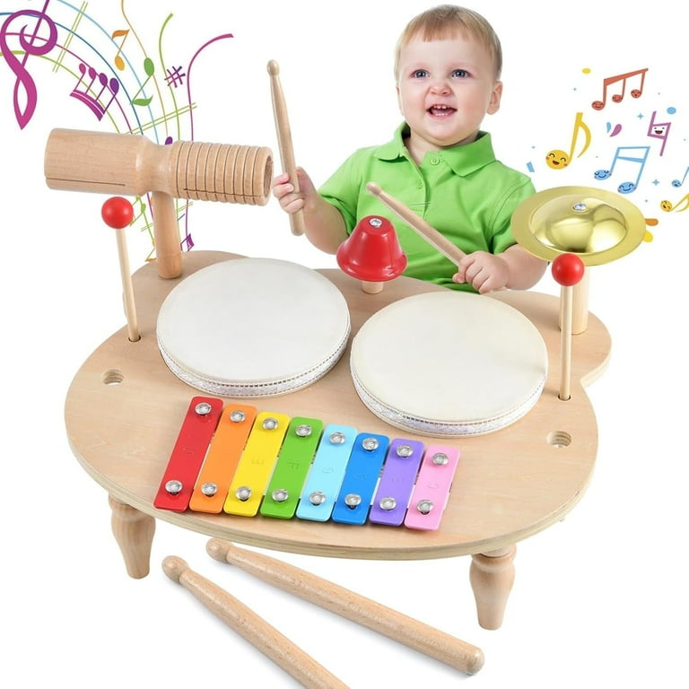 Kids Drum Set, IN Kids Musical Instruments Xylophone for Kids