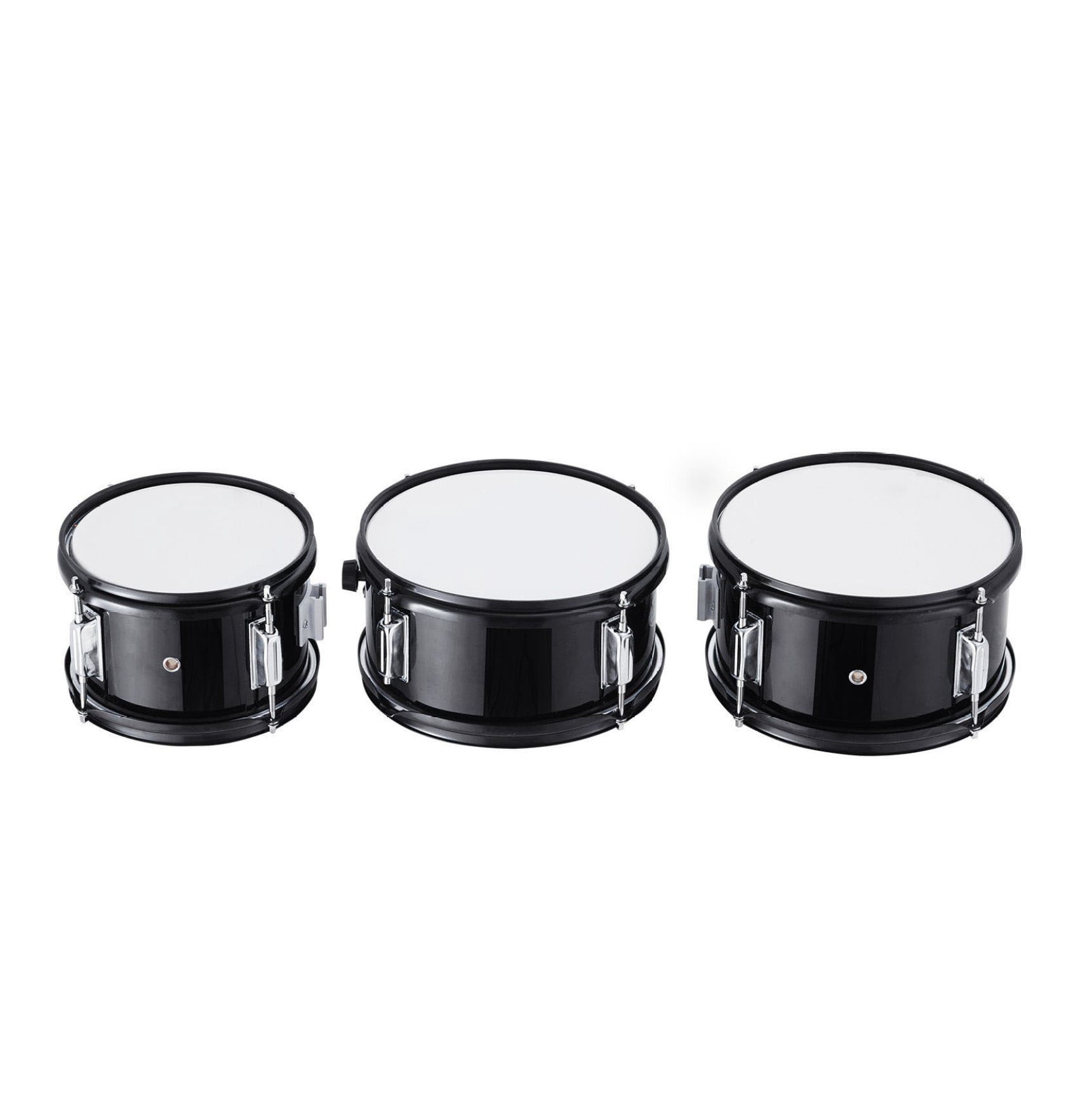 Kids Drum Set 5-Piece Beginner Drum Kit - 16 inch Black Drum Set with Throne, Pedal, Sticks - Children Drum Set for Kids Ages 6-13 Musical Instrument