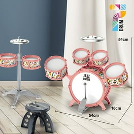 Best Choice 18-Piece Kids Beginner Drum Kit w/ LED Lights