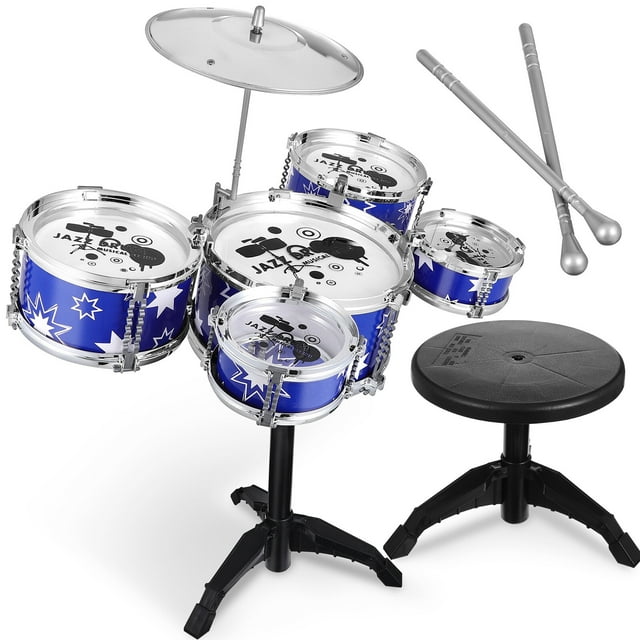 Kids Drum Set for Toddlers 13, Drum Set for Kids Age 35, Musical Toys for Boys Girls, Birthday