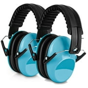 Kids Ear Protection 2 Pack, Noise Cancelling Ear Muffs Sound Blocking Over Ear Headphones, Foldable Hearing Protection Ear Muffs