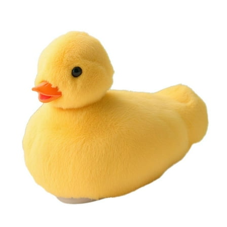 Kids Educational Toy Quacking Walking Duckling Plush Toy Swinging Duck Stuffed Animals Electric Plushies for Toddlers