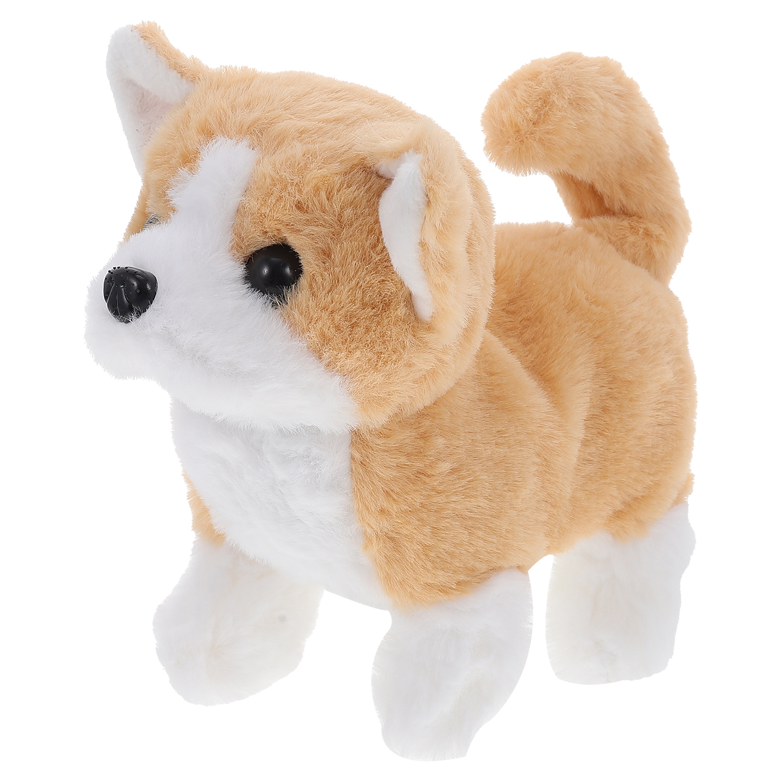 Kids Educational Toys Stuffed Dogs Simulation Puppy Shaking Hip Girl Animals Plush Bobblehead