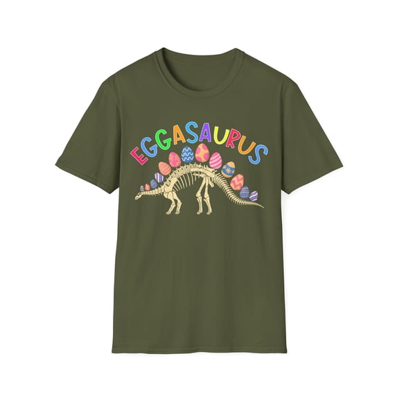 Kids Eggasaurus Easter Stegosaurus Dinosaur Novelty Art
