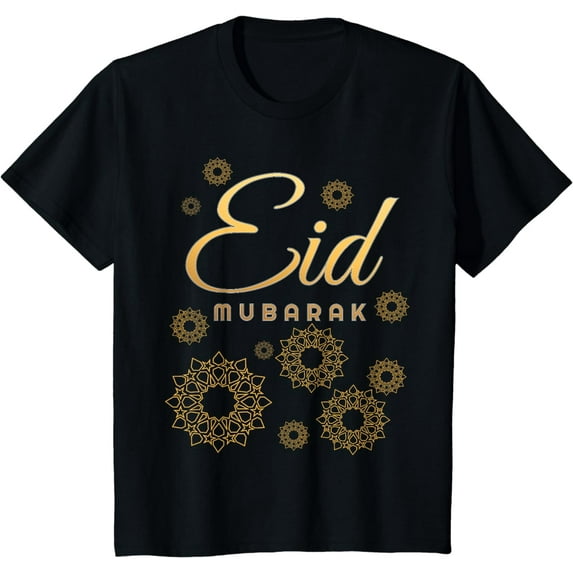Kids Eid Mubarak shirt Happy Eid for kids Ramadan Muslim Holidays T-Shirt