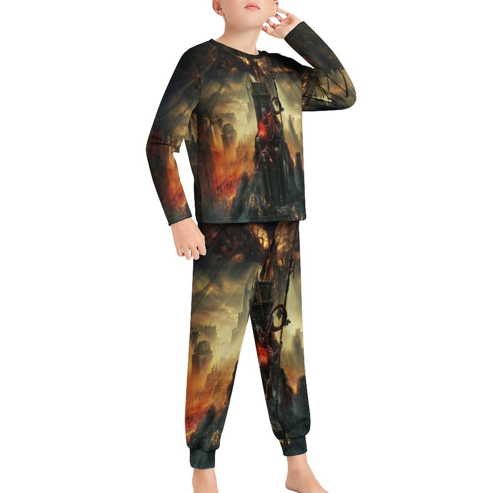 Satin Pyjama Set Womens Cute Pajama Sets For Women, Long Sleeved Pajama Set With Pants Soft Cotton Sleepwear From Homehaven, $19.1