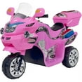 thumbnail image 1 of Kids Electric Motorcycle - 3-Wheel Ride on Toy with Reverse, Sounds, and Headlights by Lil' Rider, 1 of 2