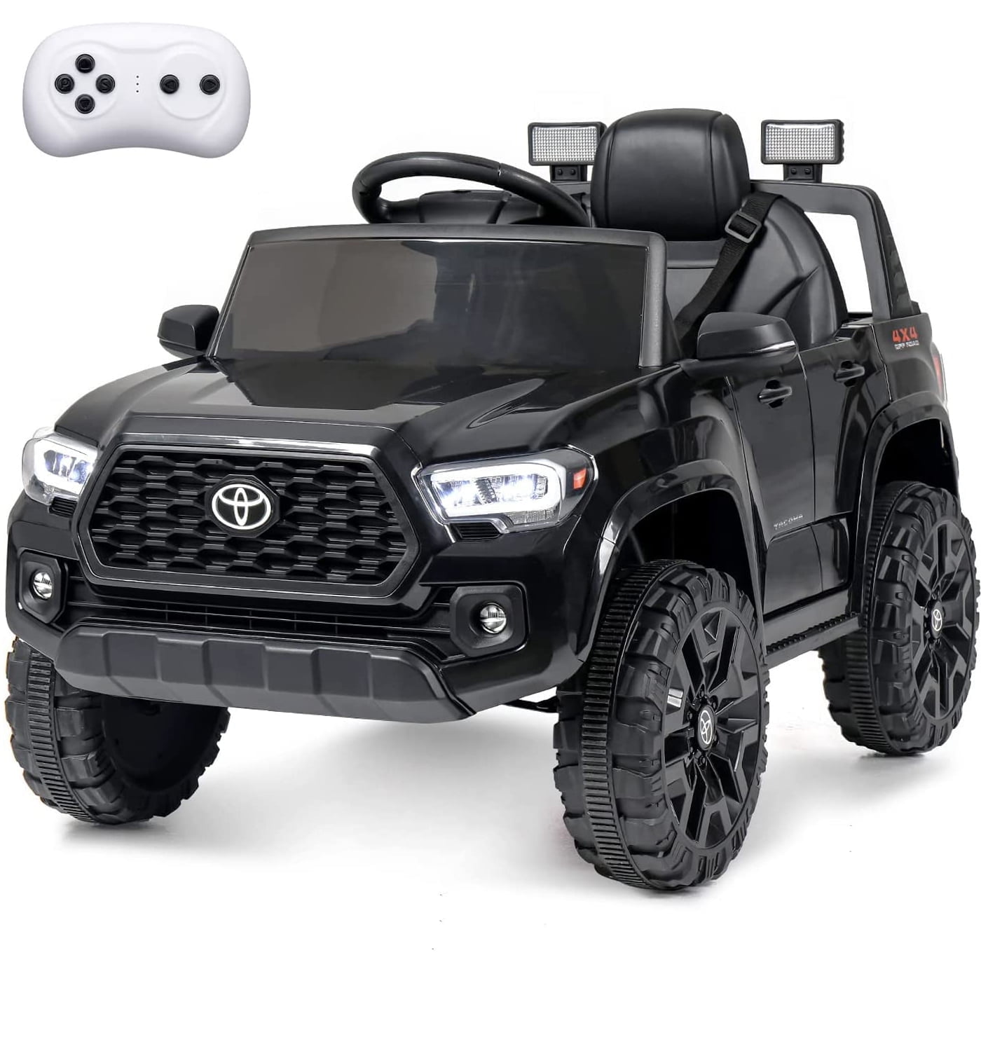 Kids Electric Ride on Toys 12 Volt Car, Black Ride on Cars with Remote ...