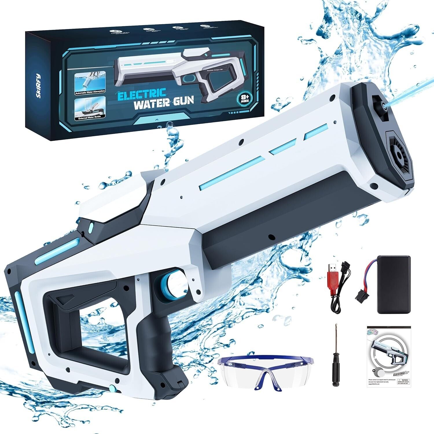 Kids' Electric Water Guns, BatteryPowered Water Guns for Adults, Up to