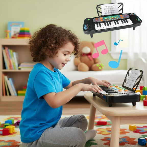 Kids Electronic Keyboard Piano Toy with 25 Keys 11 Function Modes Musical Learning Instrument for Children Ages 3 4 5 6 Years Old