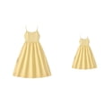 thumbnail image 1 of Kids Elegant Off-Shoulder A-Line Dress, Soft Fit Casual Party Sundress for Big Girls (8-13 Years), 1 of 9