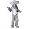 thumbnail image 1 of Kids Elephant Mascot Jumpsuit & Head Mask, Gray - Toddler 4, 1 of 1